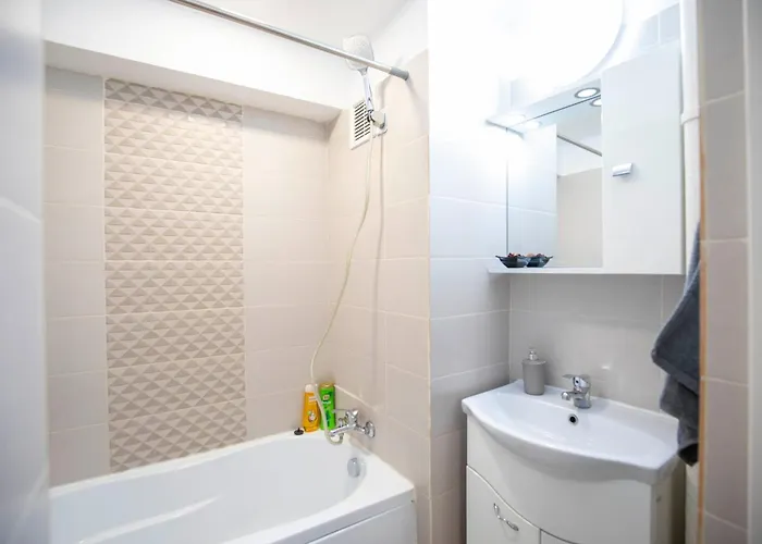 Victory Blue Sky At Old Town Bucharest